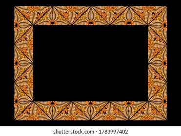 Photo frame or logo with vintage style