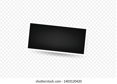 Photo frame mockup design.blank space for your image. vector illustration