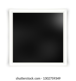 Photo frame mockup.Realistic empty template. 