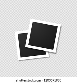 Photo frame on an transparent background