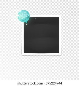 photo frame on transparent background
