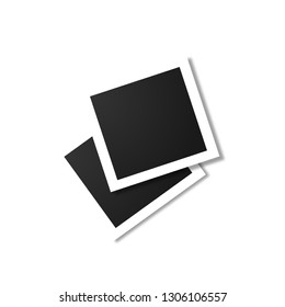 Photo frame on a white background