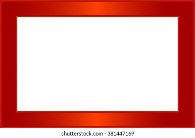 photo frame, Picture frame red, vector