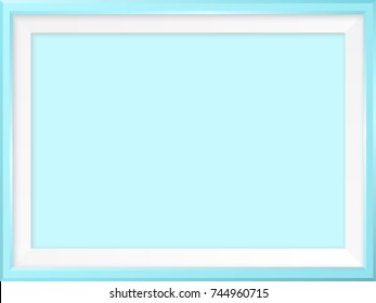 Photo frame. Realistic vector mock up. Simple empty framing for your business design. Vector template for art, picture, banner, print, painting, poster, quote, lettering or illustration.