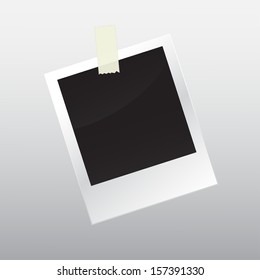 Photo frame with scotch tape 