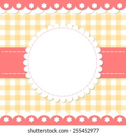 Photo frame. Scrapbook elements. EPS10