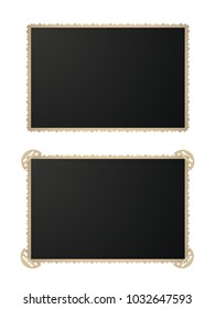 Photo frame set. Vector illustration