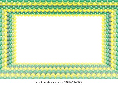 Photo frame with small balls
