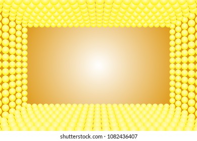 Photo frame with small balls