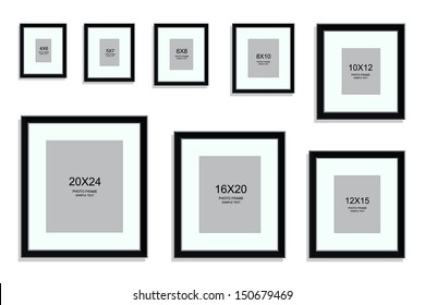 standard poster size frames