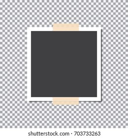 Photo Frame with Sticky Tapes