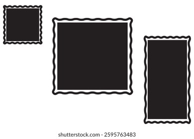 photo frame with tape of different colors and a paper clip. Vintage photo frame for your photo. Vector illustration in realistic style. design eps 10 