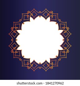 Photo frame template on gradient background