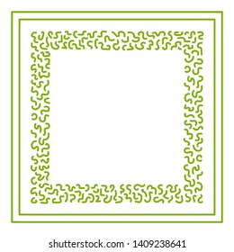 Photo frame vector design. Doodle hand drawing. Vector illustration