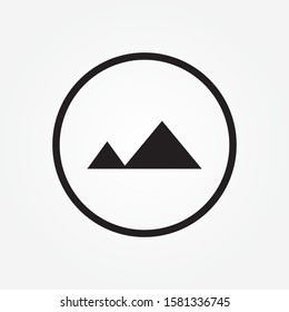 photo frame for vector icon.