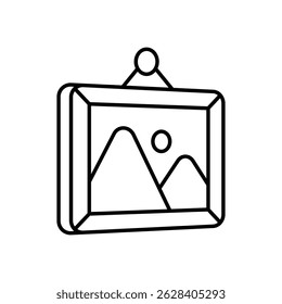 Photo Frame Vector icon stock illustration