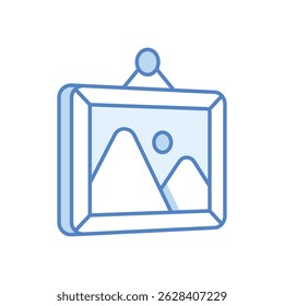 Photo Frame Vector icon stock illustration