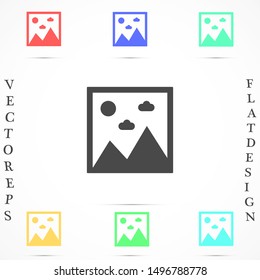 photo frame for vector icon. Photo frame for wallpaper and photo viewing vector icon. photo frame online. vector icon