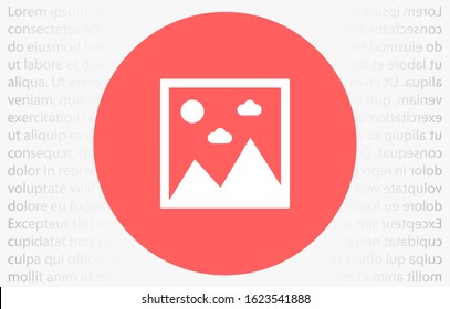 photo frame for vector icon. Photo frame for wallpaper and photo viewing vector icon. photo frame online. vector icon