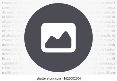 photo frame for photo vector icon. Photo frame for wallpaper and photo viewing vector icon. frame online. vector icon