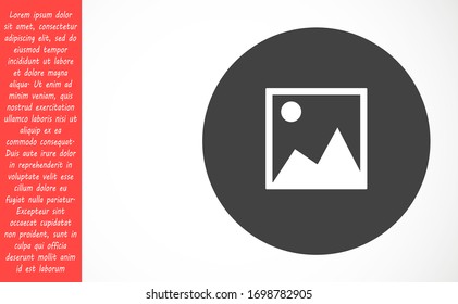 photo frame for vector icon. Photo frame for wallpaper and photo viewing vector icon. photo frame online. vector icon