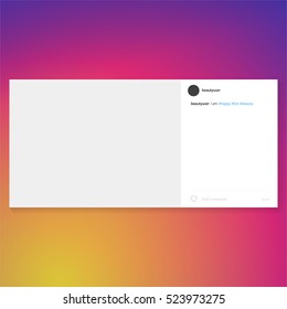 Photo frame vector illustration