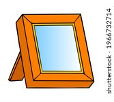 photo frame vector illustration,
isolated on white background.top view