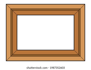 ilustración vectorial de fotograma,
aislado en fondo blanco.vista superior