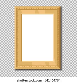 Photo frame vector isolated