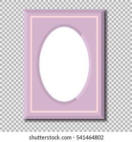 Photo frame vector isolated