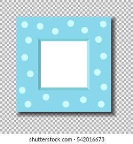 Photo frame vector isolated