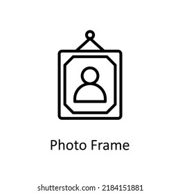 Foto-Frame-Vektorgrafik-Rahmensymbol Design-Illustration auf weißem Hintergrund. EPS10-Datei 