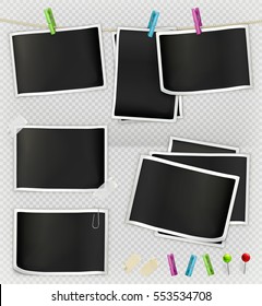 Photo frame, vector set