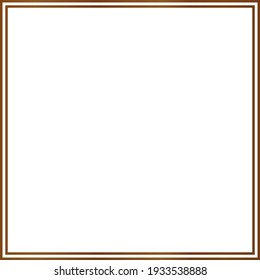 Photo frame with white background.