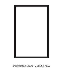 photo frame in white background