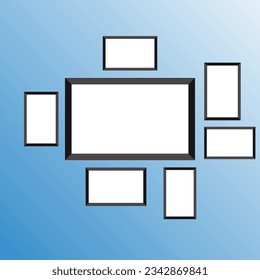 photo frames black and white