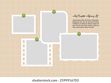 photo frames and digital photo wall template