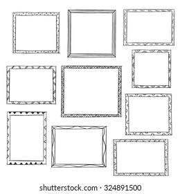 Hand Drawn Picture Frame Images, Stock Photos & Vectors | Shutterstock