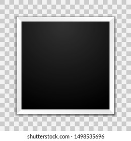 Photo Frames mockup template with transparent background
