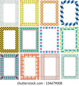 Photo frames in vector