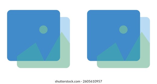 photo gallery icon. picture album icon and image icon vector.