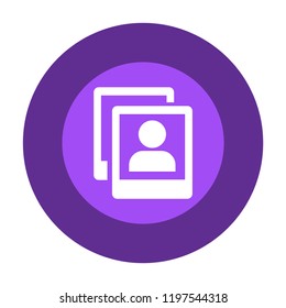 photo gallery vector icon