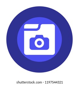 photo gallery vector icon