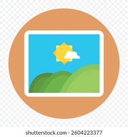 Photo gallery vector icon set. image album symbol in black color. media pic sign for apps and website UI designs. EPS10