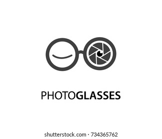 Photo Glasses creative logo design