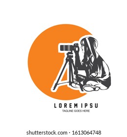 photo grapy logo, logo silhoutte for posters,vector illustrations