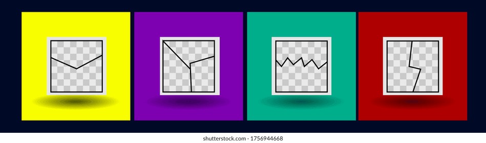 Photo grid template, board background.
