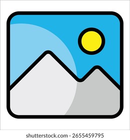Photo Icon Element For Design