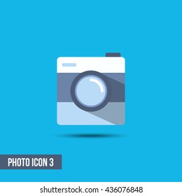 Photo Icon - Flat Design