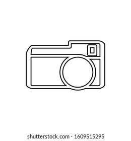 Photo icon. Gallery attachment button. Logo design element
